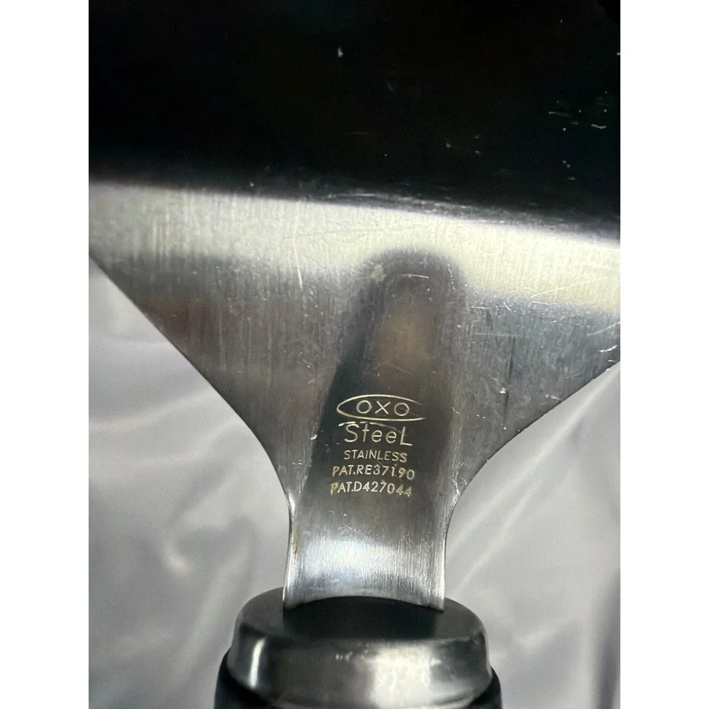 OXO‎ Good Grips Steel Pie Server Stainless Steel Serrated Edge Cake Slicer Black